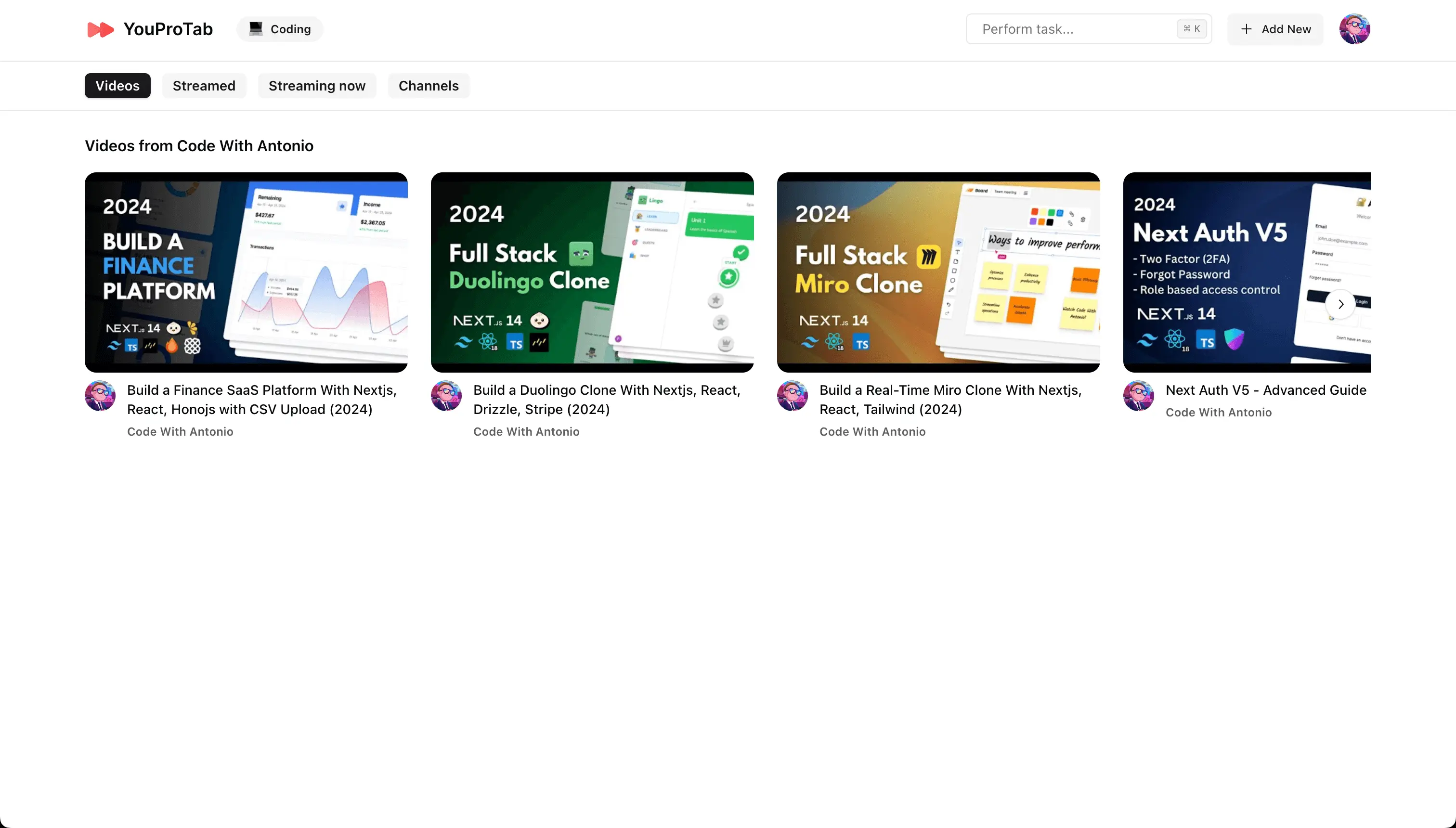 App screenshot